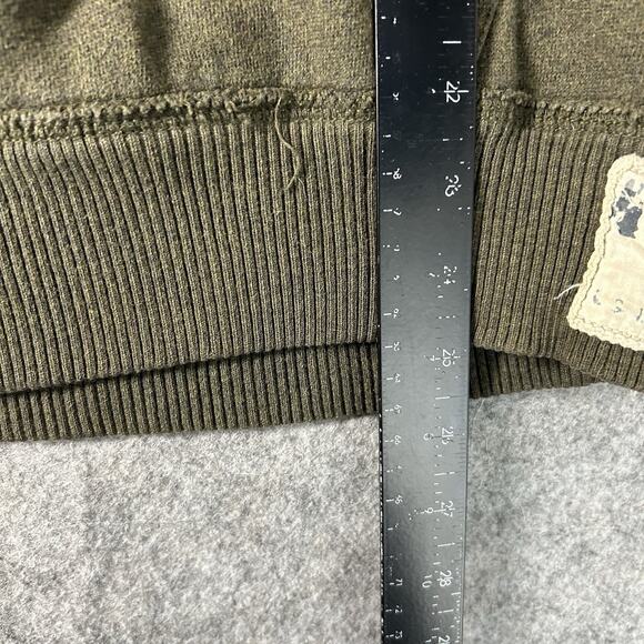 Vintage American Eagle Sweatshirt Mens XL Hooded Green Y2K Gorpcore - Picture 3 of 9